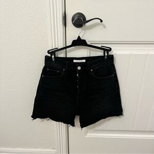 Black High Waist Pacsun Denim Shorts, Size 25